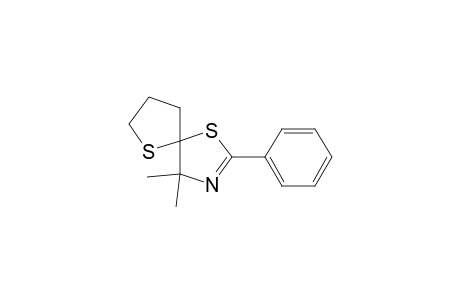 4,5-DIHYDRO-4,4-DIMETHYL-2-PHENYLSPIRO-[1,3-THIAZOL-5,2'-THIOLAN];4,4-DIMETHYL-2-PHENYL-1,6-DITHIA-3-AZASPIRO-[4.4]-NON-2-ENE