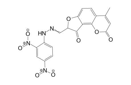 8-Formyl-4-methyldihydrofuro[2,3-h]coumarin-9-one, 2,4-dinitrophenyl-hydrazone