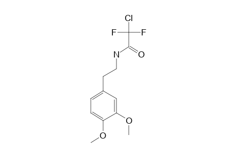 2-(3,4-Dimethoxyphenyl)thylamine, N-chlorodifluoroacetyl-