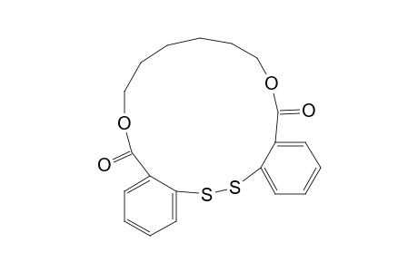 2,2'-DITHIODIBENZOIC ACID, HEXAMETHYLENE ESTER