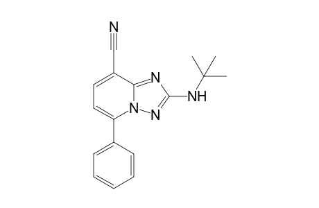 2-tert-Butylamino-5-phenyl[1,2,4]triazolo[1,5-a]pyridine-8-carbonitrile