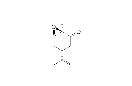 (1R,3R,6R)-3-isopropenyl-6-methyl-7-oxabicyclo[4.1.0]heptan-5-one