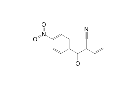 1-(Hydroxy(4-nitrophenyl)methyl)allylcyanide