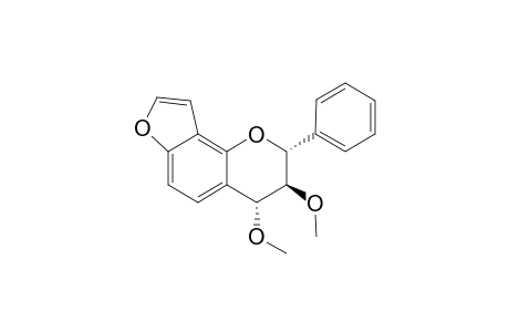 (2,3-TRANS-3,4-TRANS)-3,4-DIMETHOXY-(2'',3'':7,8)-FURANOFLAVAN