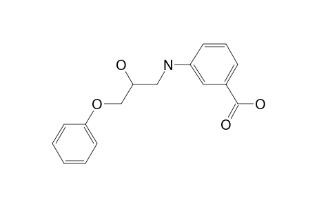 Benzoic acid, 3-(2-hydroxy-3-phenoxypropylamino)-