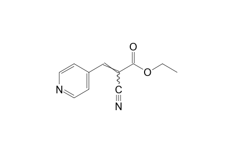 a-cyano-4-pyridineacrylic acid, ethyl ester