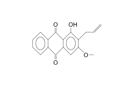 2-allyl-1-hydroxy-3-methoxy-9,10-anthraquinone