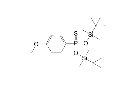 O,O-BIS-(TERT.-BUTYLDIMETHYLSILYL)-(4-METHOXYPHENYL)-PHOSPHONOTHIOATE