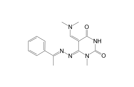 6-[.alpha.-Methylbenzylidene]hydrazino-5-(dimethylaminomethylene)-1-methyluracil