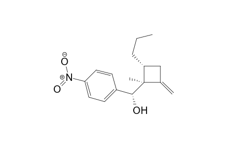 (R*,1'S*,4'R*)-(1'-Methyl-2'-methylene-4'-propylcyclobutyl)(4-nitrophenyl)methanol