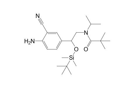 Cimaterol, N-pivalyl, O-TBS