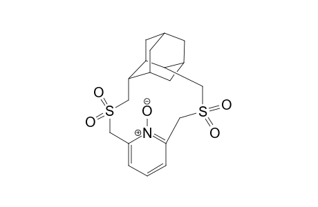 2.5-Dithia-[3.3]adamantano-2,6-pyridinophane-2,2,15,15,22-pentaoxide