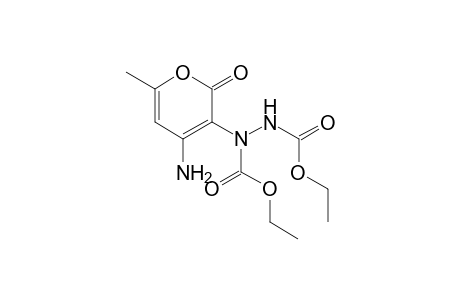 Ethyl N-(4-amino-6-methyl-2-oxo-pyran-3-yl)-N-(ethoxycarbonylamino)carbamate