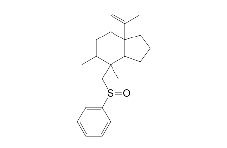 1-Isopropenyl-4,5-dimethylbicyclo[4.3.0]nonan-5-ylmethyl phenyl sulfoxide