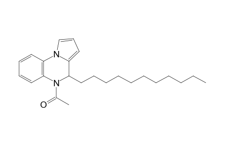 5-ACETYL-4,5-DIHYDRO-4-UNDECYLPYRROLO-[1,2-A]-QUINOXALINE