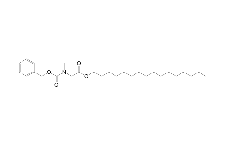 Sarcosine, N-benzyloxycarbonyl-, hexadecyl ester