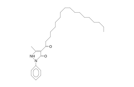 3-Methyl-4-palmitoyl-1-phenylpyrazol-5-on