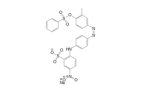 /Benzolsulfonyl ester2-(p-Aminoanilino)-5-nitrobenzolsulfonic acid->o-cresol Benzenesulfonic acid, 2-[[4-[[3-methyl-4-[(phenylsulfonyl)