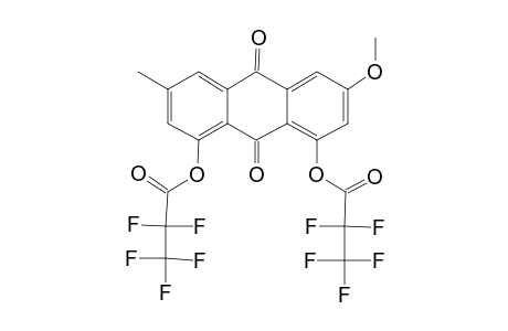 Physcion, o,o'-bis(pentafluoropropionyl)-