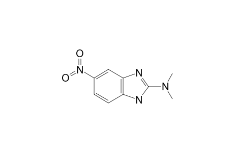 2-Dimethylamino-5(6)-nitro-benzimidazole