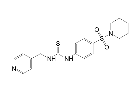 1-[p-(piperidinosulfonyl)phenyl]-3-[(4-pyridyl)methyl]-2-thiourea
