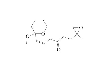 5-Hexen-3-one, 1-(2-methyloxiranyl)-6-(tetrahydro-2-methoxy-2H-pyran-2-yl)-