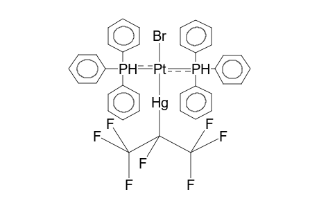 TRANS-(HEPTAFLUOROISOPROPYLMERCURO)BIS(TRIPHENYLPHOSPHINE)PLATINABROMIDE