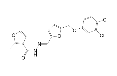 N'-((E)-{5-[(3,4-dichlorophenoxy)methyl]-2-furyl}methylidene)-2-methyl-3-furohydrazide