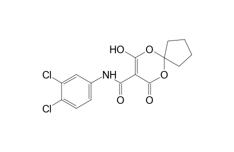 3',4'-dichloro-7-hydroxy-9-oxo-6,10-dioxaspiro[4,5]dec-7-ene-8-carboxanilide