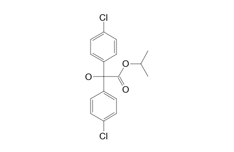 Benzeneacetic acid, 4-chloro-.alpha.-(4-chlorophenyl)-.alpha.-hydroxy-, 1-methylethyl ester