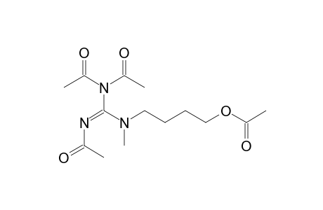 N-Diacetyl-N'-methyl-N'(4-acetoxy-butyl)-acetyl-guanidine