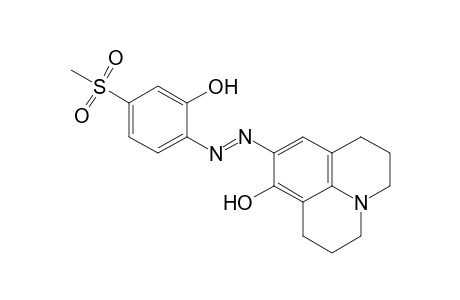 1H,5H-benzo[ij]quinolizin-8-ol, 2,3,6,7-tetrahydro-9-[2-[2-hydroxy-4-(methylsulfonyl)phenyl]diazenyl]-