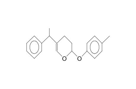2H-Pyran, 3,4-dihydro-2-(4-methylphenoxy)-5-(1-phenylethyl)-