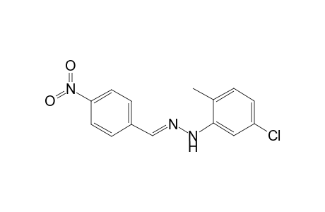Benzaldehyde, 4-nitro-, 5-chloro-2-methylphenylhydrazone