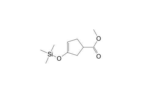 3-trimethylsilyloxy-1-cyclopent-3-enecarboxylic acid methyl ester