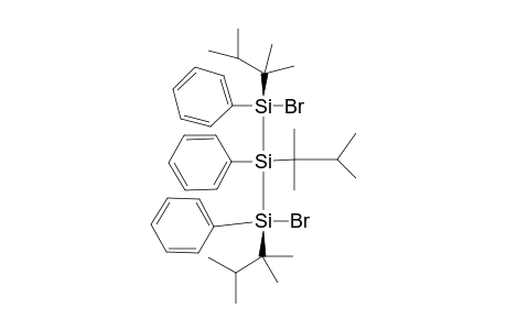 1,3-Dibromo-1,2,3-Triphenyl-1,2,3-trithexylsilane