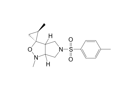(2S,3'S)-1',2-Dimethyl-5'-tosylspiro[cyclopropane-1.3'-hexahydro-4H-pyrrolo[3,4-c]isoxazole]