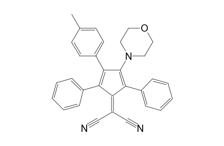 6,6-Dicyano-2-morpholino-1,4-diphenyl-3-(p-tolyl)-fulvene