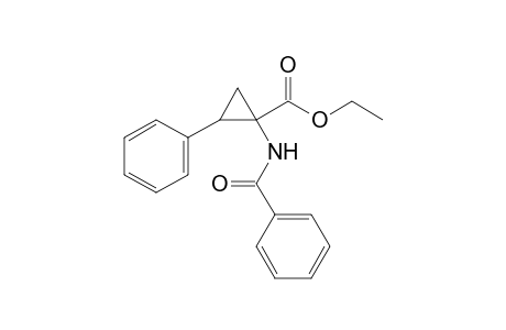 1-benzamido-2-phenylcyclopropanecarboxylic acid, ethyl ester