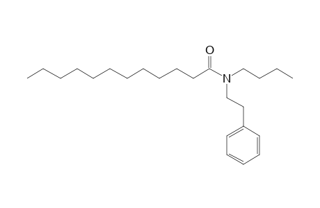 Lauramide, N-(2-phenylethyl)-N-butyl-