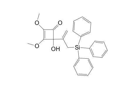 2,3-Dimethoxy-4-hydroxy-4-(1-((triphenylsilylmethyl)ethenyl)-2-cyclobutenone