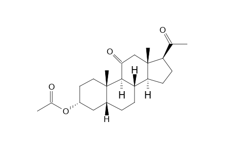 5β-Pregnan-3α-ol-11,20-dione acetate