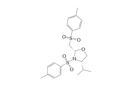 (2S,4S)-4-Isopropyl-3-tosyl-2-(tosylmethyl)oxazolidine