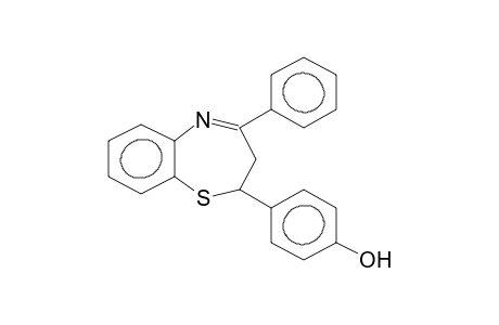 2,3-DIHYDRO-2-(4-HYDROXYPHENYL)-4-PHENYL-1,5-BENZOTHIAZEPINE