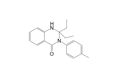 4(1H)-quinazolinone, 2,2-diethyl-2,3-dihydro-3-(4-methylphenyl)-