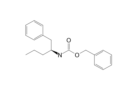 (phenylmethyl) N-[(2S)-1-phenylpentan-2-yl]carbamate