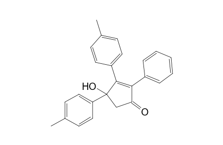 4-Hydroxy-3,4-bis(p-tolyl)-2-phenylcyclopent-2-en-1-one