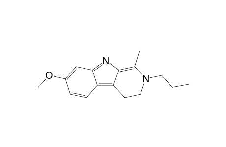 2,4-Dihydro-7-methoxy-1-methyl-2-propyl-3H-pyrido[3,4-b]indole