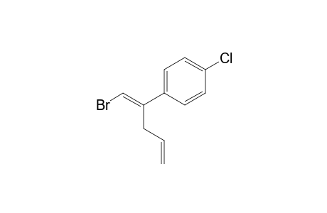 (E)-1-bromo-2-(4-chlorophenyl)-1,4-pentadiene
