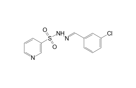 3-pyridinesulfonic acid, (m-chlorobenzylidene)hydrazide